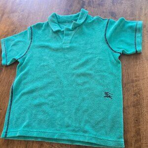 Burberry Boys Equestrian Terry Toweling top